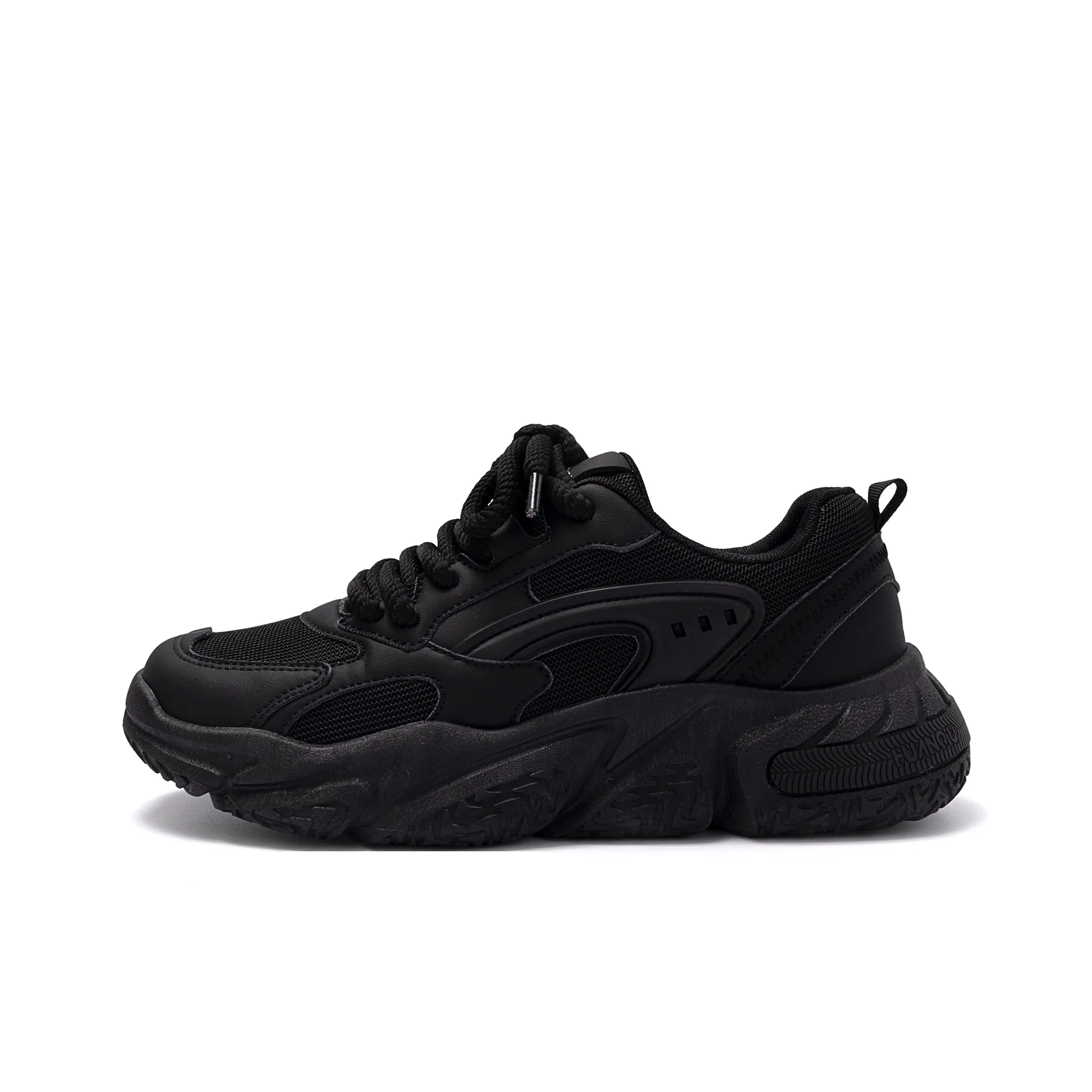 HUANQIU Износостойкие Дышащие Низкие Повседневные Беговые Кроссовки Мужские Черные