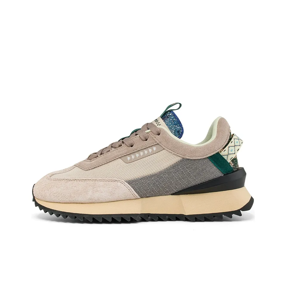 KAPPA Амортизация Низкий Топ Casual Унисекс Атмосферный Серый