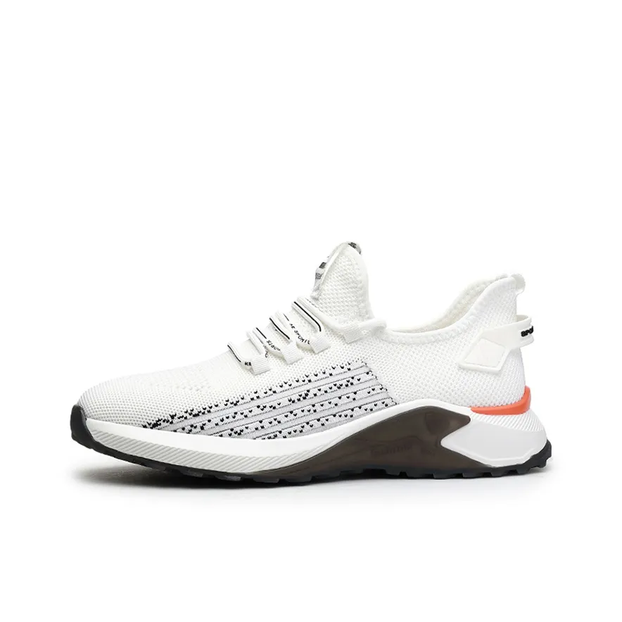 YEDANI Anti Slip Wear Resistant Low Top Casual Shoes Men's White