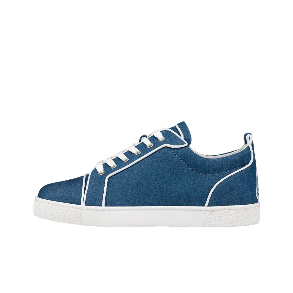 Christian Louboutin Denim Low Top Sneakers