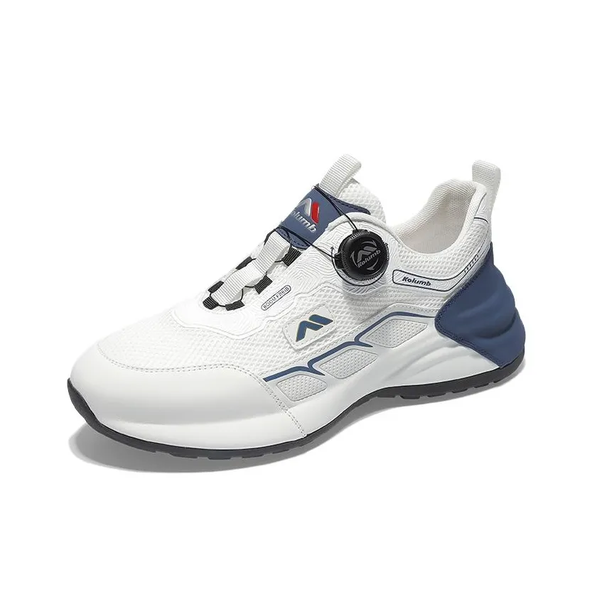 KOLUMB Амортизаторы Slip-resistant Дышащий Низкий Топ Casual Мужской Белый Синий