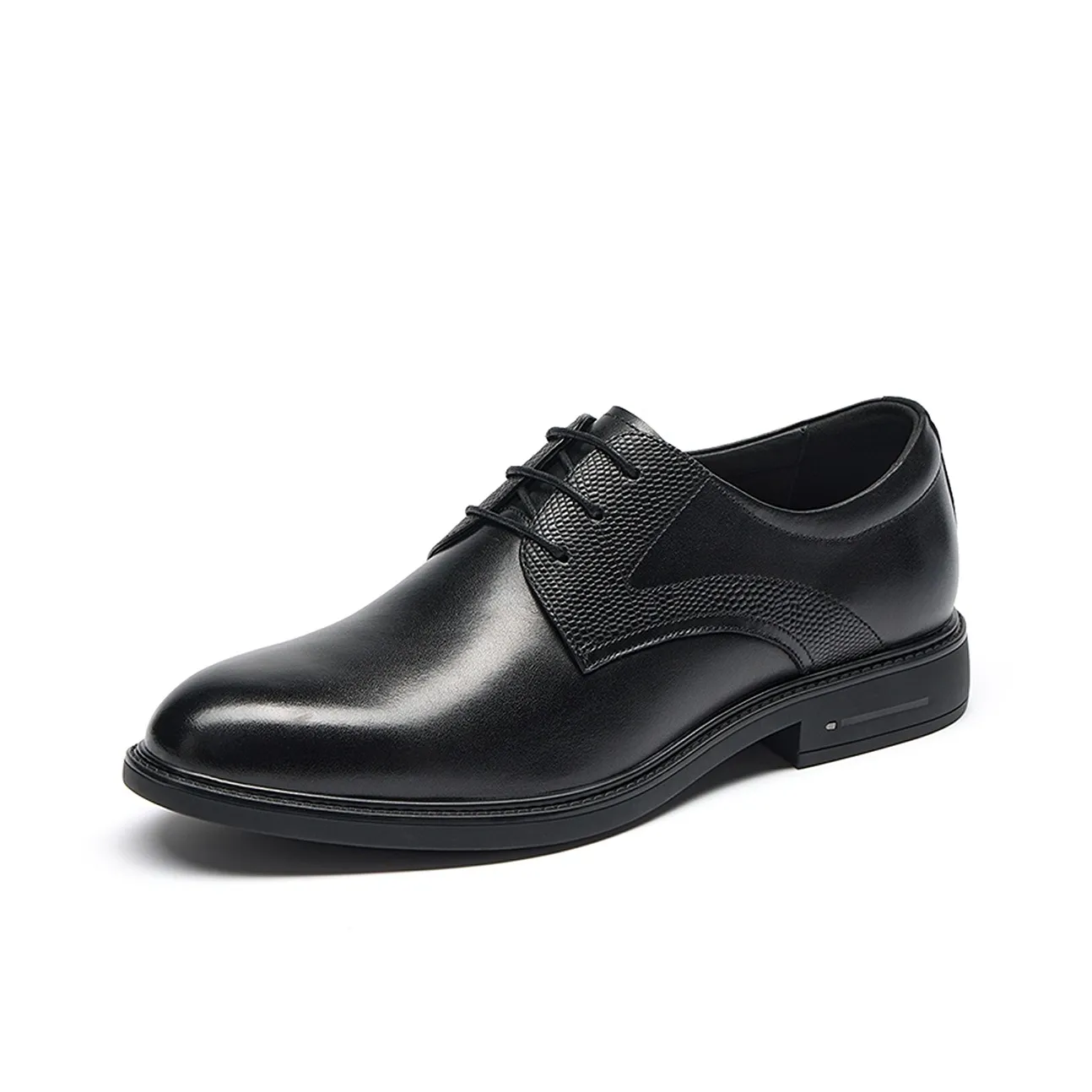 SEVEN Dress Shoes Men's Low Top Black