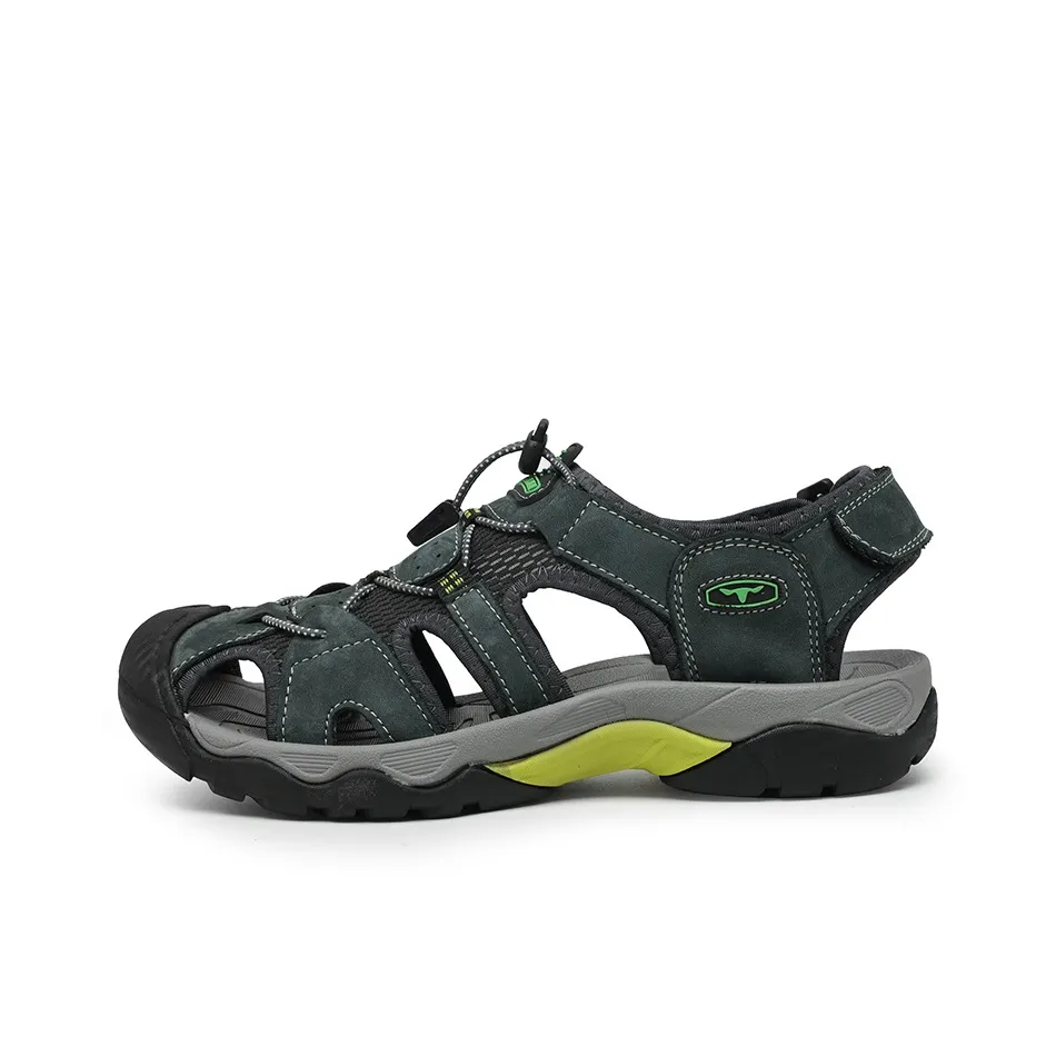 G.N.SHIJIA River Trekking Shoes Men's Gray Blue/Earth Yellow