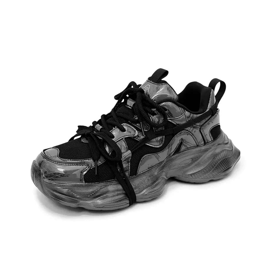 VAEL Cushioning Anti Slip Wear Resistant Breathable Lightweight Height Increasing Low Top Chunky Sneakers Unisex