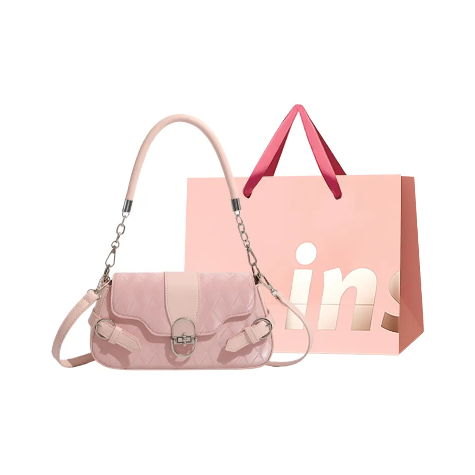 WHEELY BABY+ ПУ (полиуретан) Сумка через плечо Стандартная Женская Черная Розовая Белая