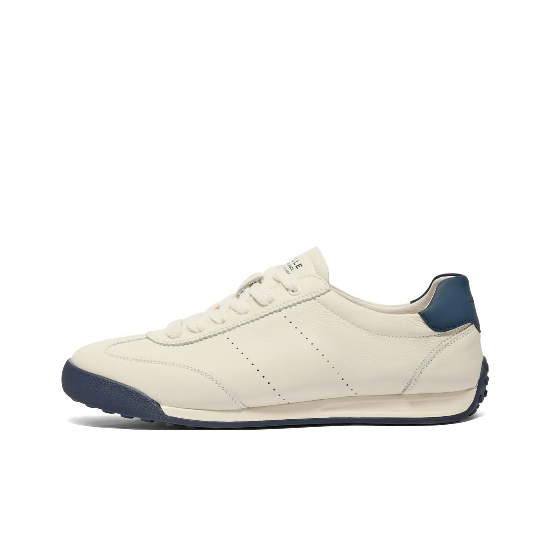 BELLE Slip-resistant Abrasion-resistant Lightweight Low-Top Casual Men's White Blue