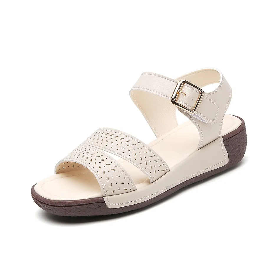 Reivanti One Ремень Сандалии 4CM Женские Бежевый