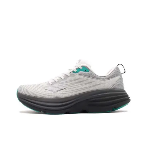 HOKA ONE ONE Bondi 8 Беговые кроссовки Низкие Белый, черный, зеленый Унисекс