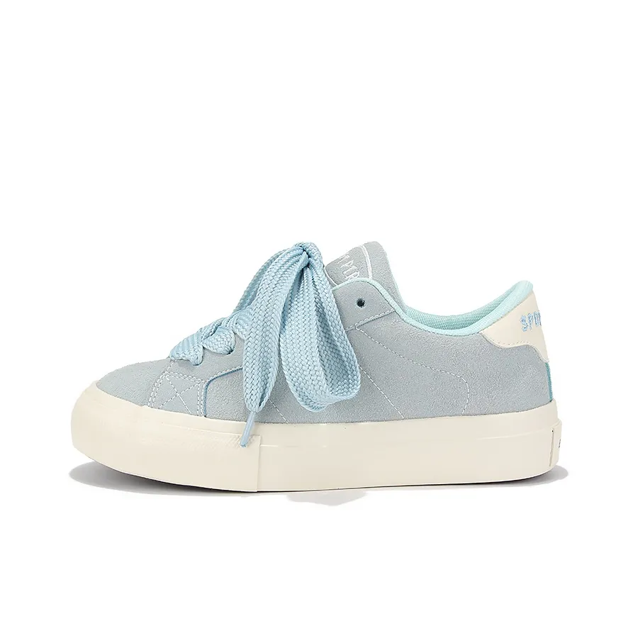 Binya Slip Resistant Low Top Skateboard Shoes Women's Glacier Blue