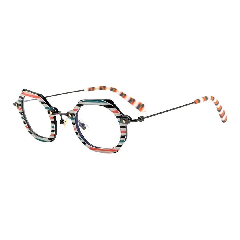 THANKSGIVING Пластиковая оправа титановый сплав овал оправа для очков унисекс