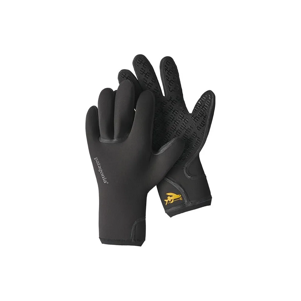 Patagonia Yule Water Ski Gloves Unisex Black