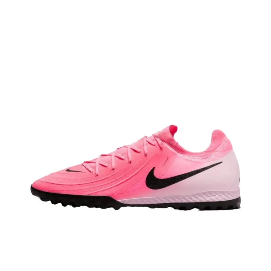 Nike Phantom GX 2 Pro TF Rubber Broken Studs Soccer Shoes Men's Red Black