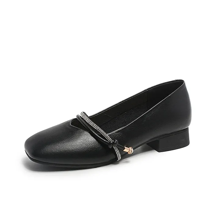 DUSTO Квадратный каблук Mary Jane обувь 2,3 см женская