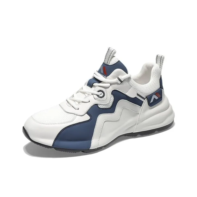 KOLUMB Амортизаторы Slip-resistant Дышащий Низкий Топ Casual Мужской Белый Синий