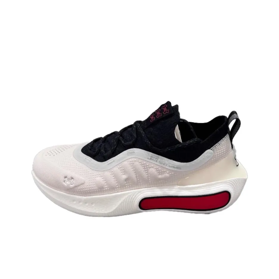 Under 1259007-052 armour Phantom 4 Anti Slip And Wear Resistant Breathable Mid Top Running Shoes Women's White