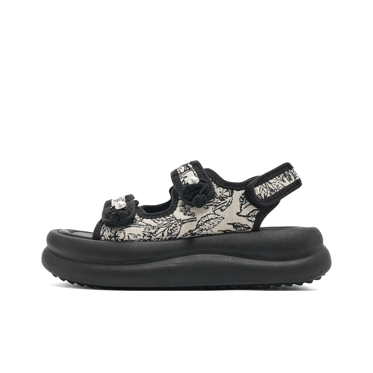 EBLAN Пляжные сандалии Женские Белые Черные