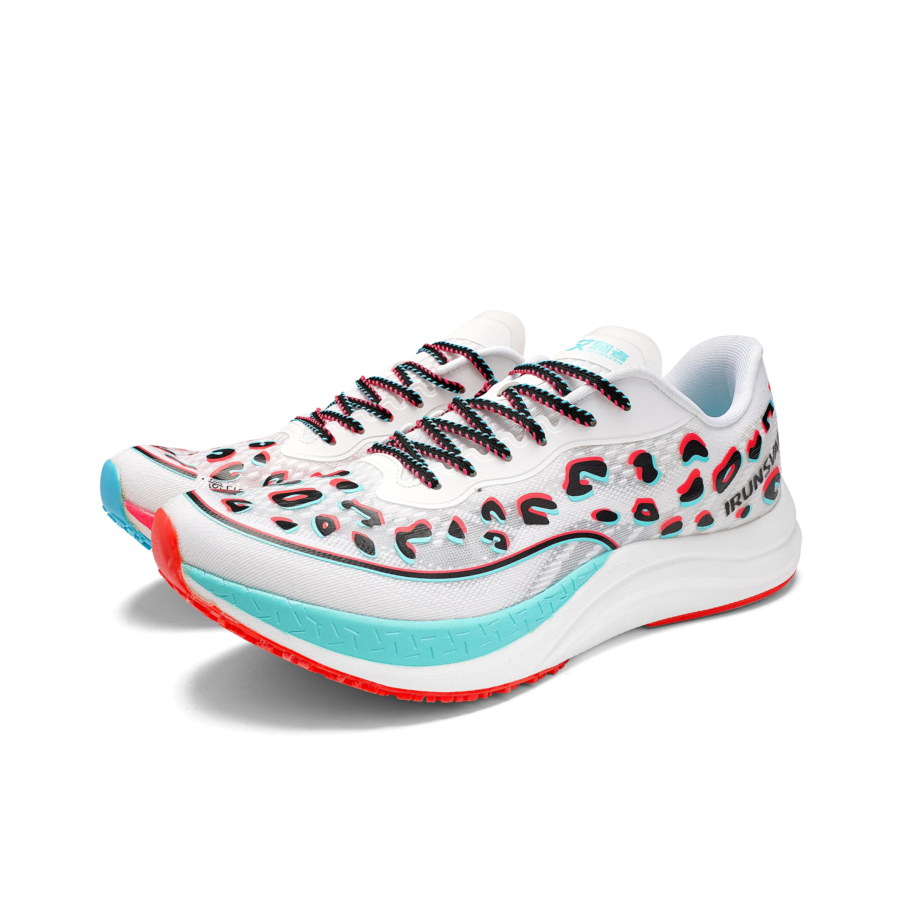 IRUNSVAN Беговые кроссовки Унисекс Несоответствующие цвета Track and Field Cheetah