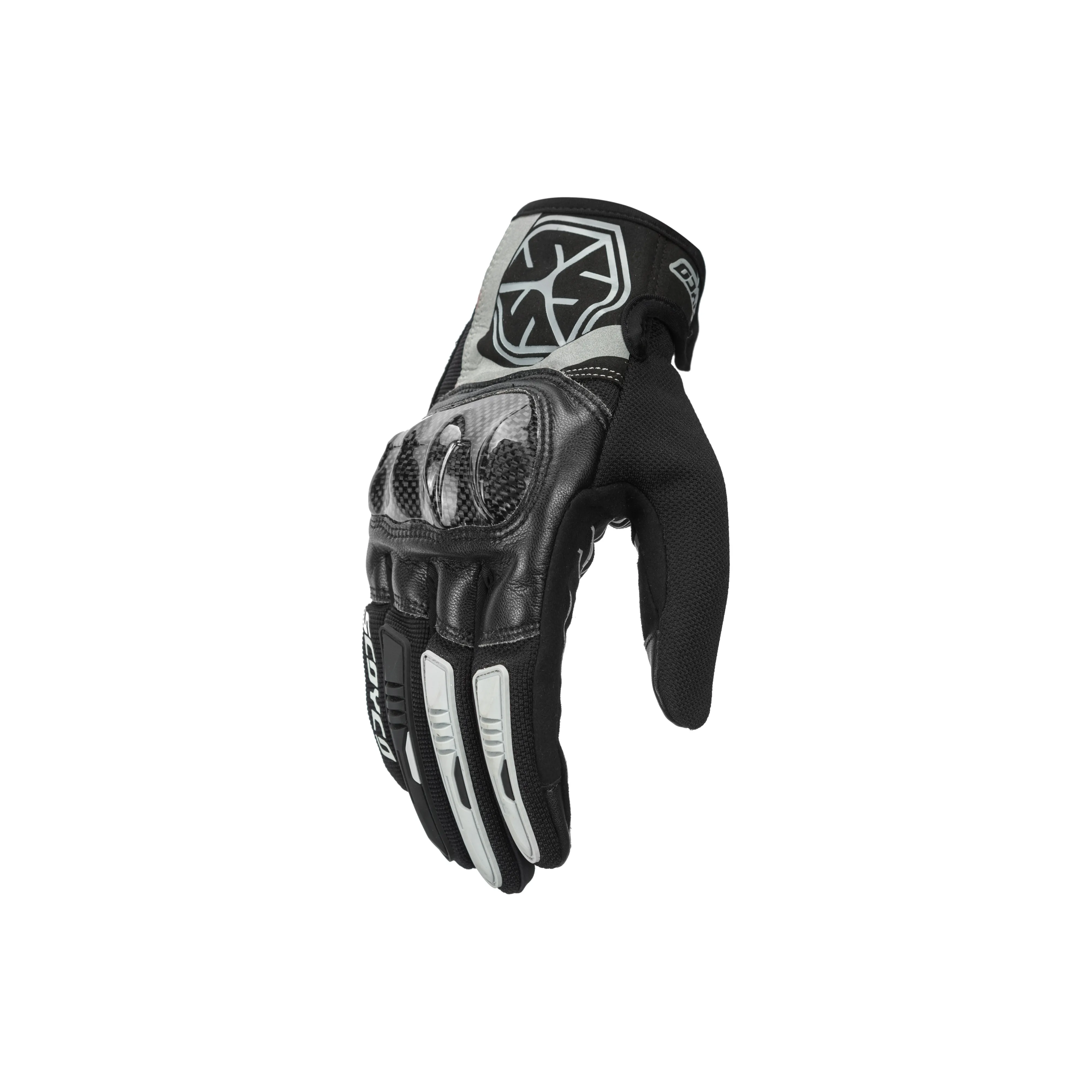 SCOYCO Cycling Gloves Carbon Fiber Elbow Men's MC122 Handlebar Mitts