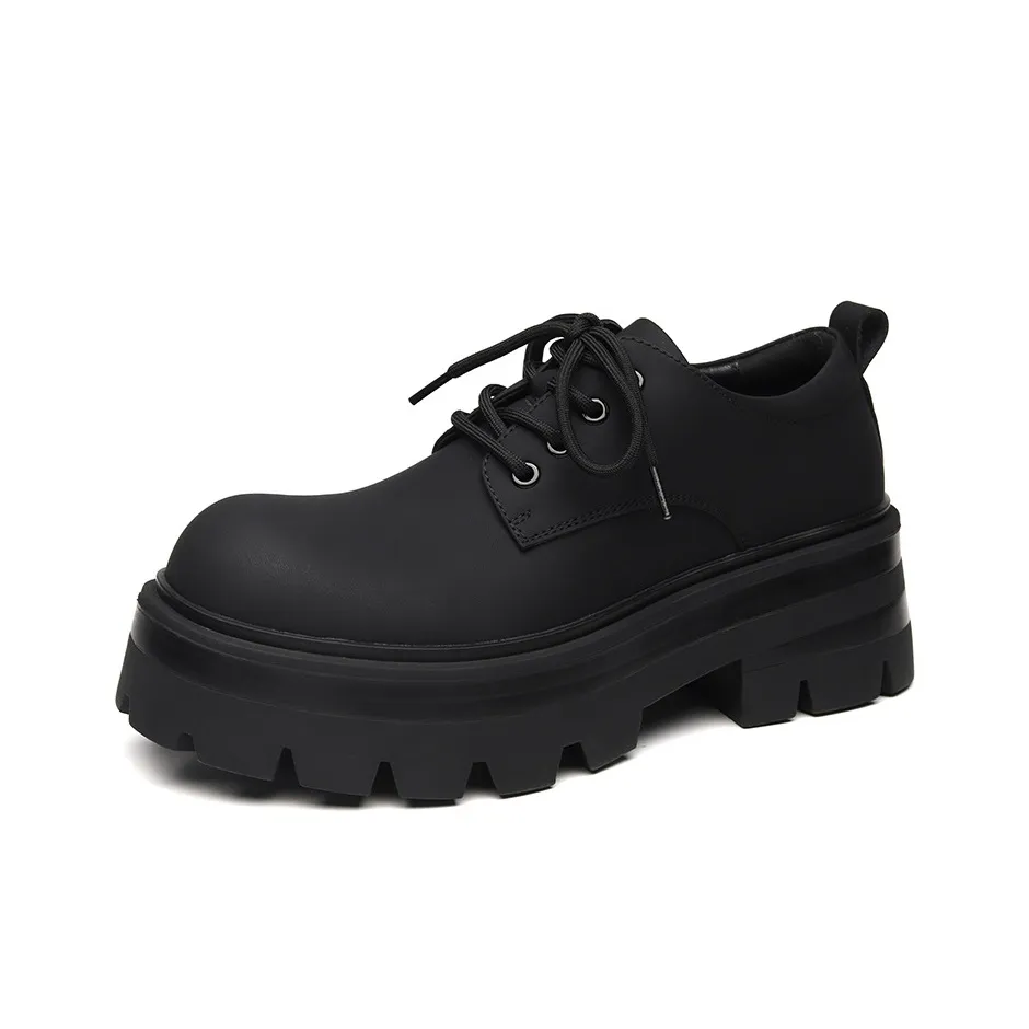 V ZERO FIVE Chunky Derby Shoes Casual Shoes Men's Fashion Minimalist Style British Western