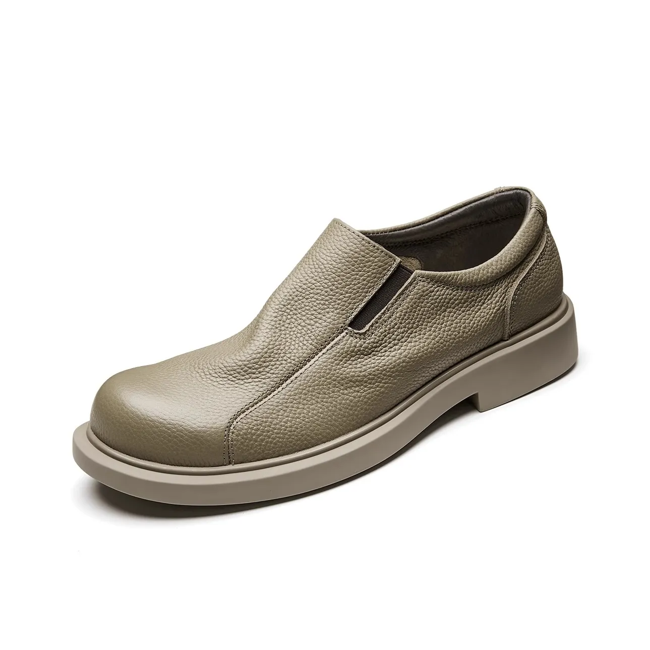 LEYGMENLG Men's Casual Shoes Men's Low Top Apricot