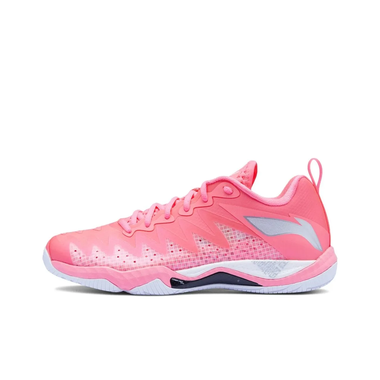 LiNing Falcon 5 Slip Resistant, Breathable, And Resilient Low Top Badminton Shoes Unisex Pink