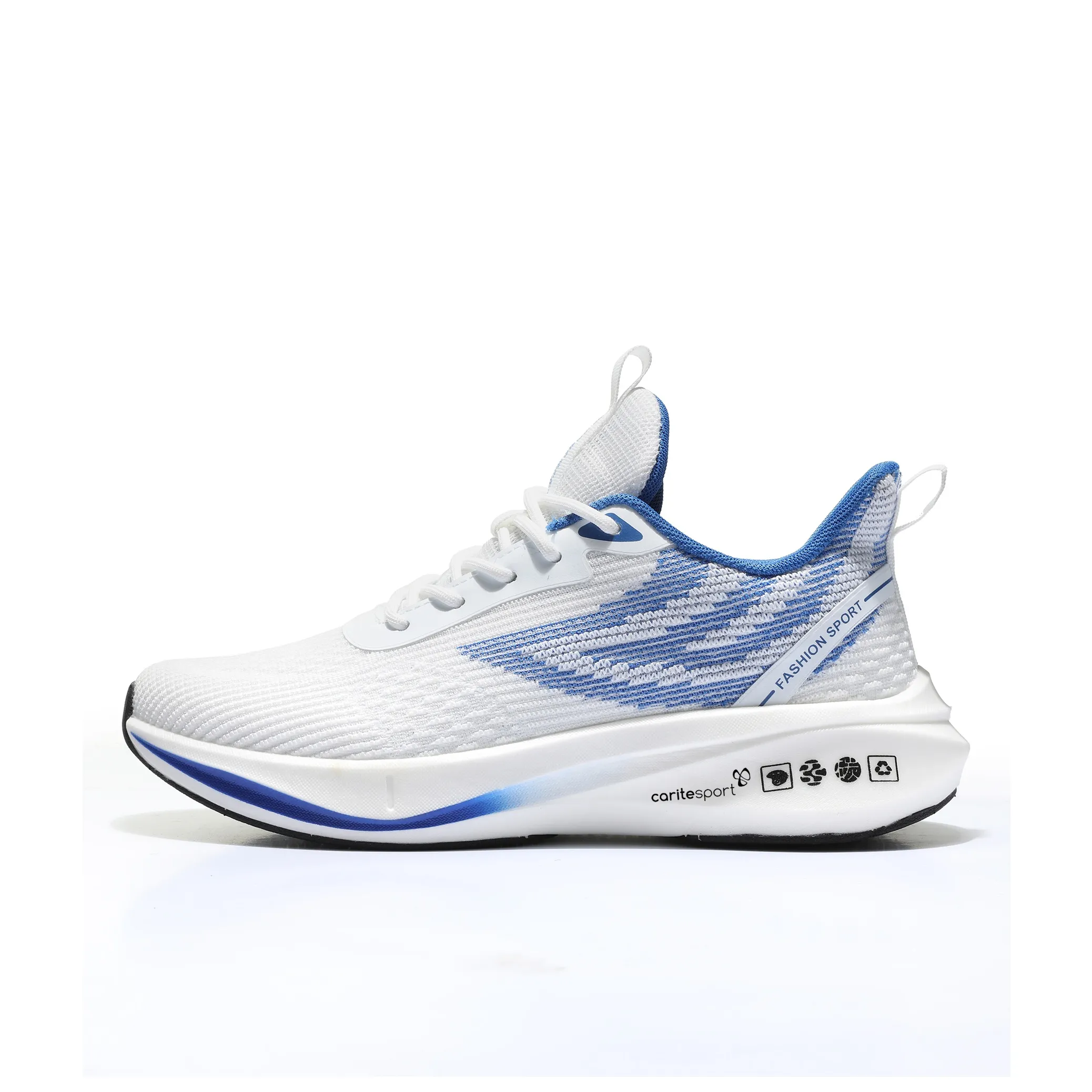 CariteSport Anti-Slip Wear-Resistant Breathable Supportive Lightweight Low-Top Sports Running Shoes Men's