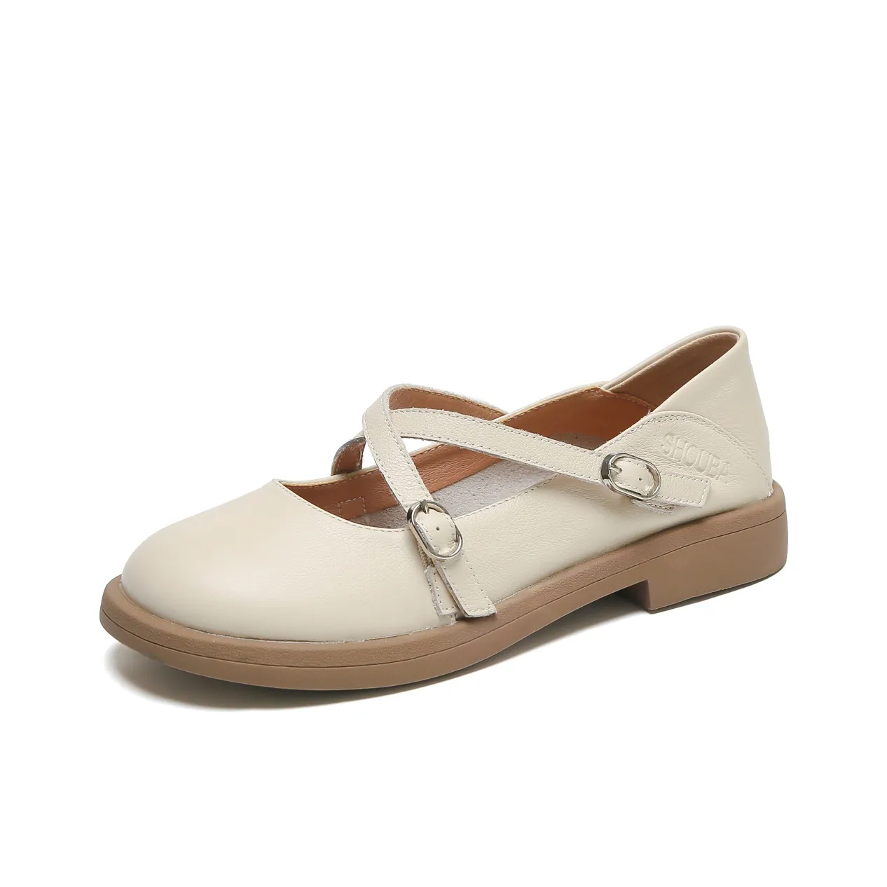 SOBB Плоская подошва Туфли Мэри Джейн Женские