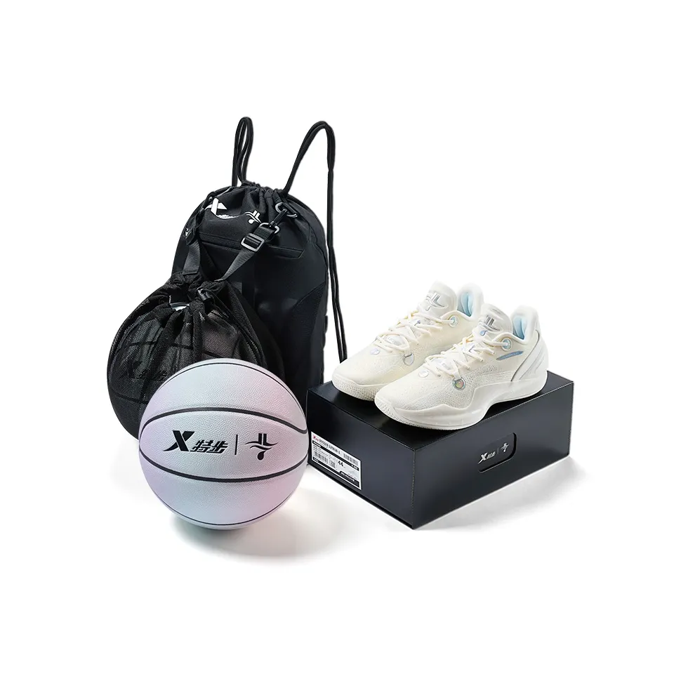 XTEP Lin Shuhao Fifth Generation Anti Slip Wear Resistant Low Top Basketball Shoes Men's Confidence Color Scheme Box