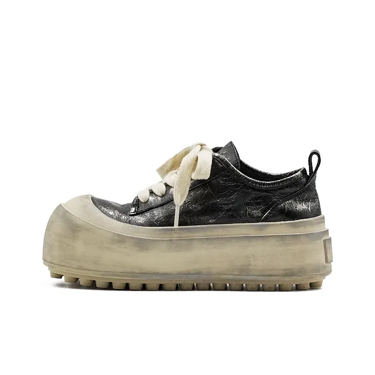 Little Sue Niche Design Trendy Versatile Distressed Wash Dirty Shoes Low Top Fashion Casual Shoes Women's