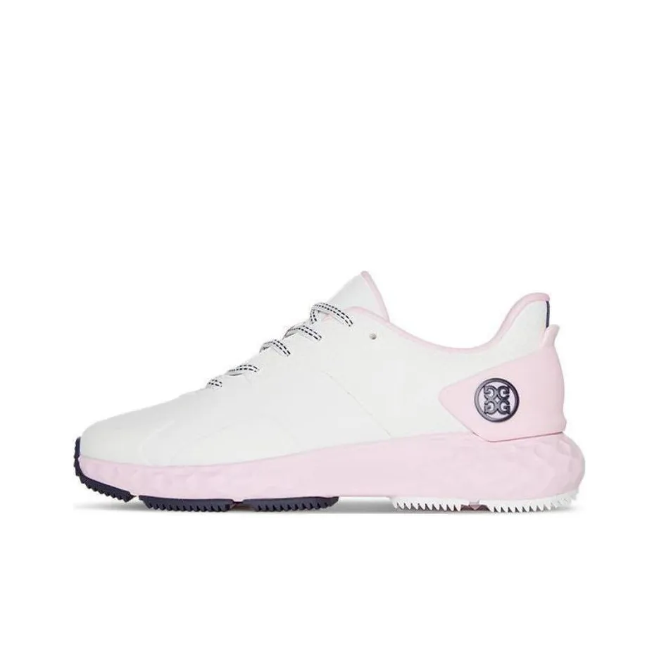 GFORE Shock Absorbers With Slip Resistant Features Low Top Golf Shoes Women's White Pink