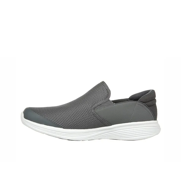 MBT Curved Sole Men's Platform Casual Shoes For Commuting Arch Support Breathable Lightweight MODENA 1479Y Gray
