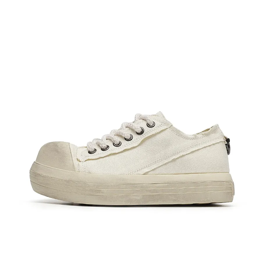 Angelmi Устойчивые к истиранию Низкие Кроссовки для скейтбординга Мужские Белые