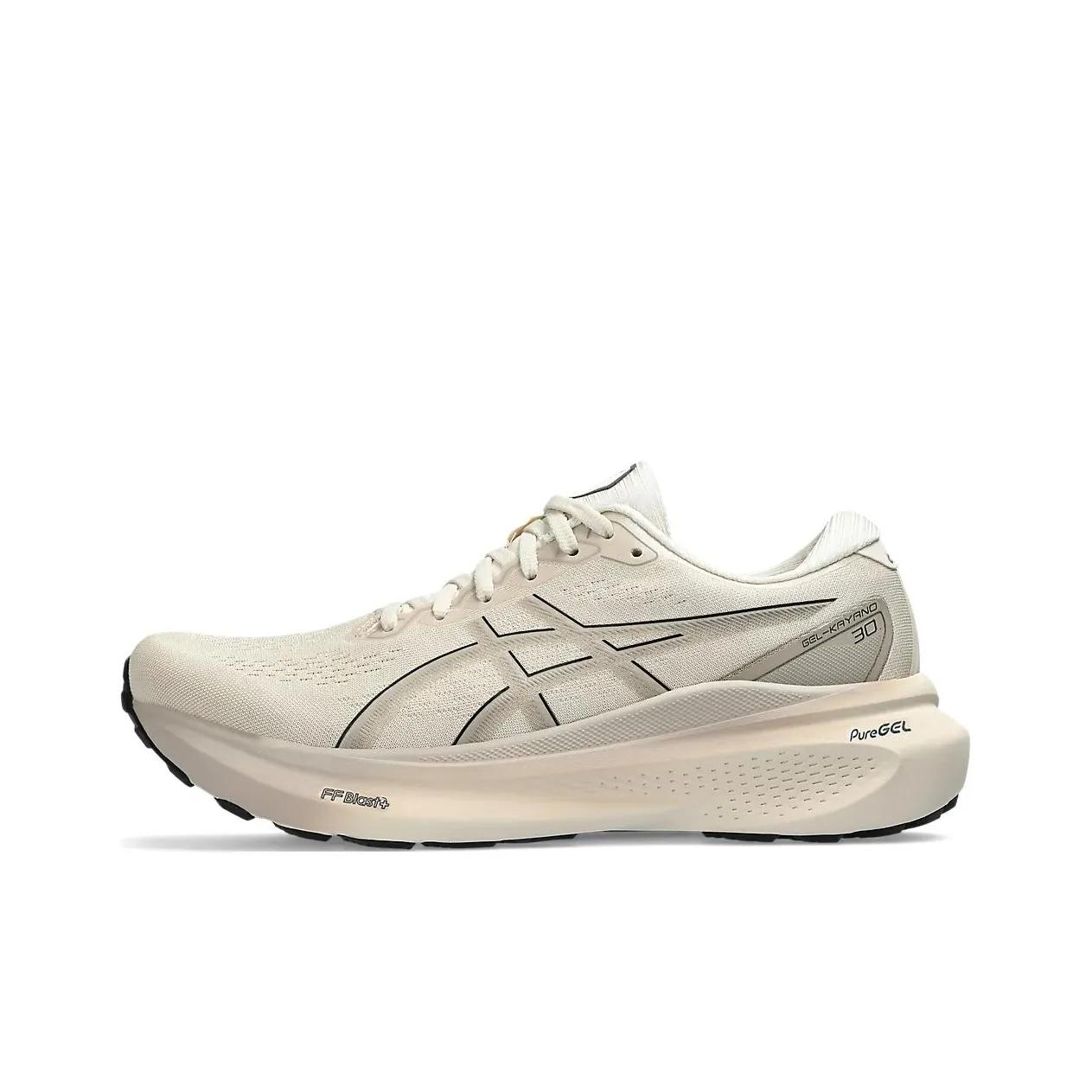 ASICS Gel Kayano 30 Дышащая Поддержка Низкий Топ Марафон Длинный Бег Обувь Мужская Бежево-Желтая