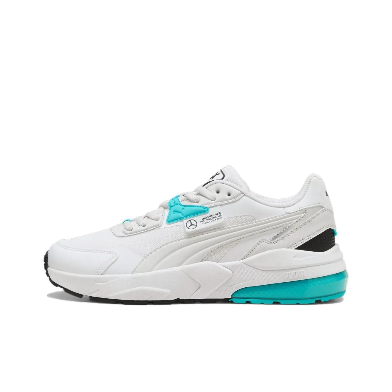 PUMA Mercedes AMG Petronas F1 Low Top Casual Shoes Men's White