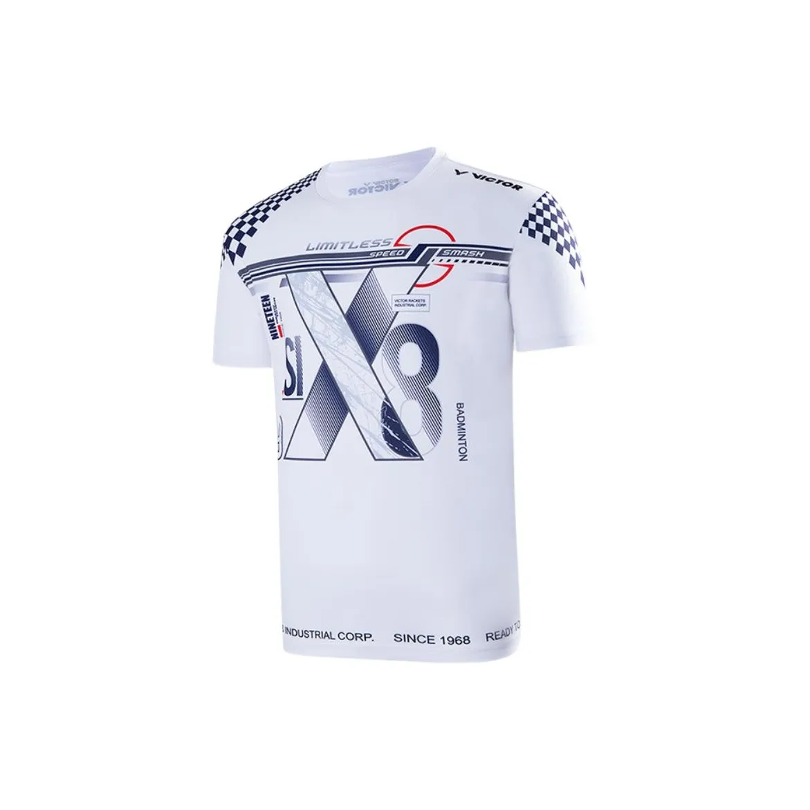 VICTOR Отбеленные Унисекс Футболки