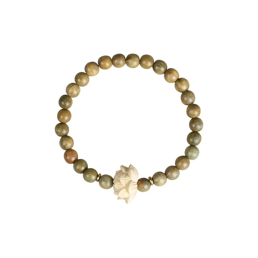 Heart Grass Зеленый Сандал Браслеты Женские