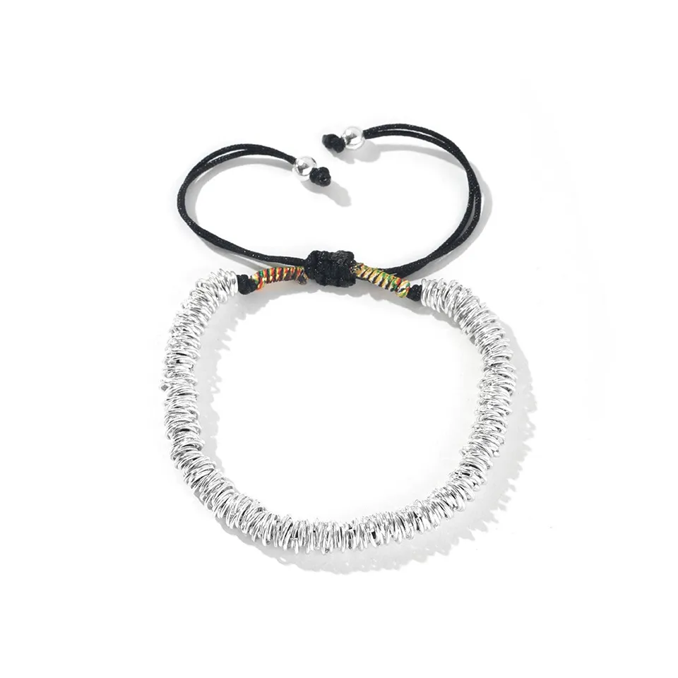 FOREVER MELODY Ткань Браслеты Унисекс Серебряный