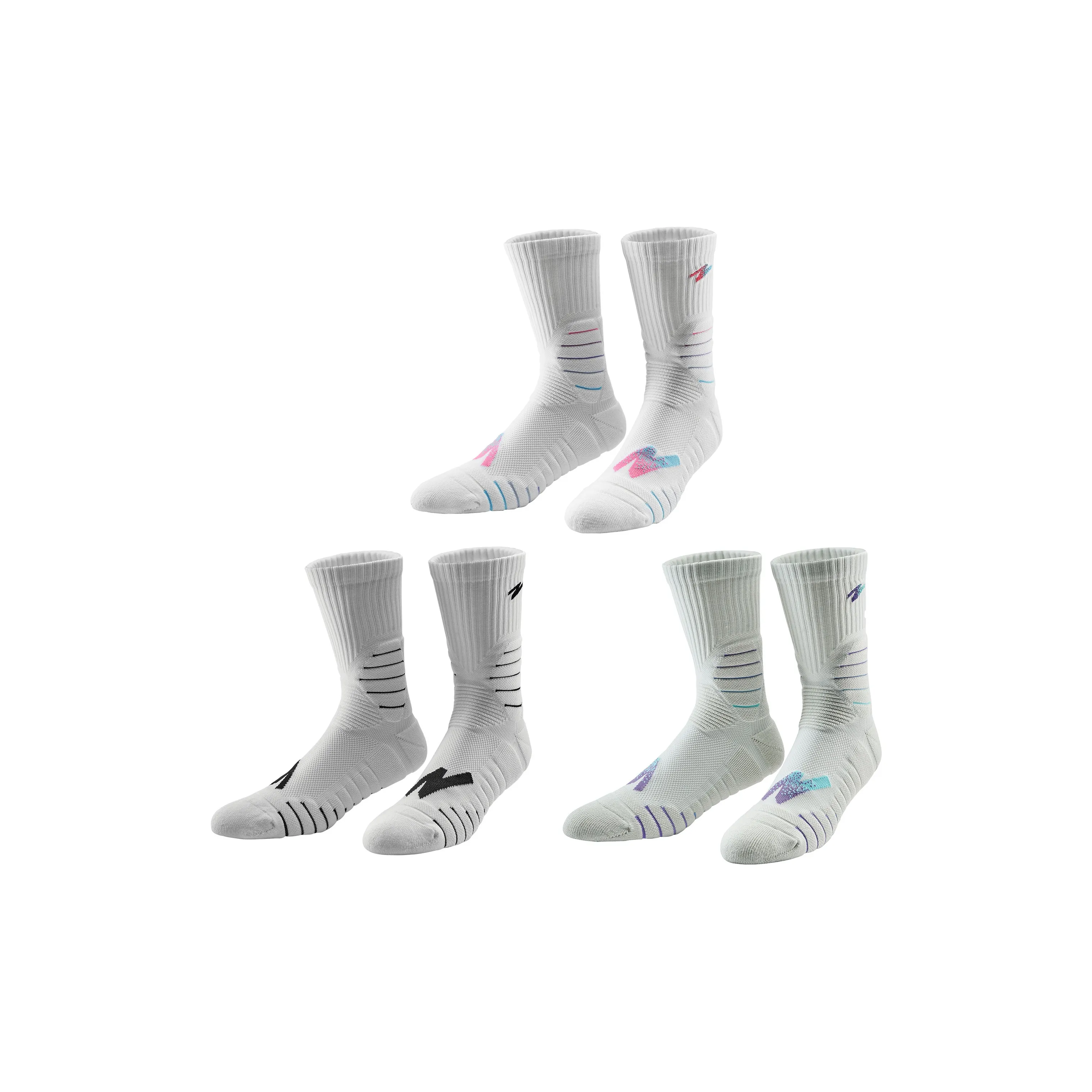 UZIS Basketball Socks Unisex 3 Pack