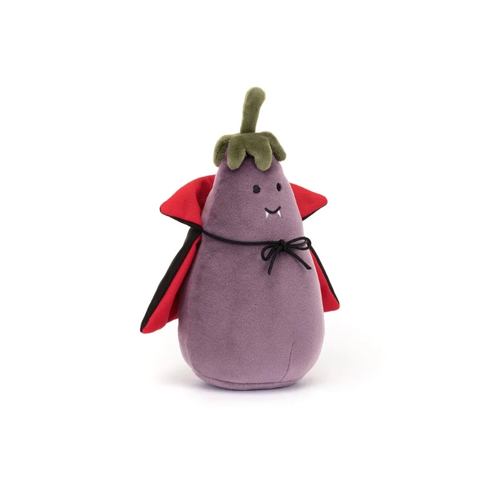 JELLYCAT Vivacious Aubergine Vampire Plush Toy