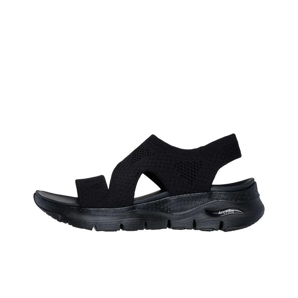 Skechers Arch Fit One Strap Sandals Women's Black