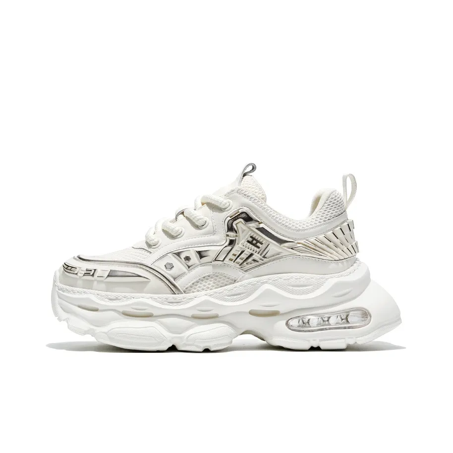 MOERBAI Breathable Height Increase Low Top Chunky Sneakers Unisex