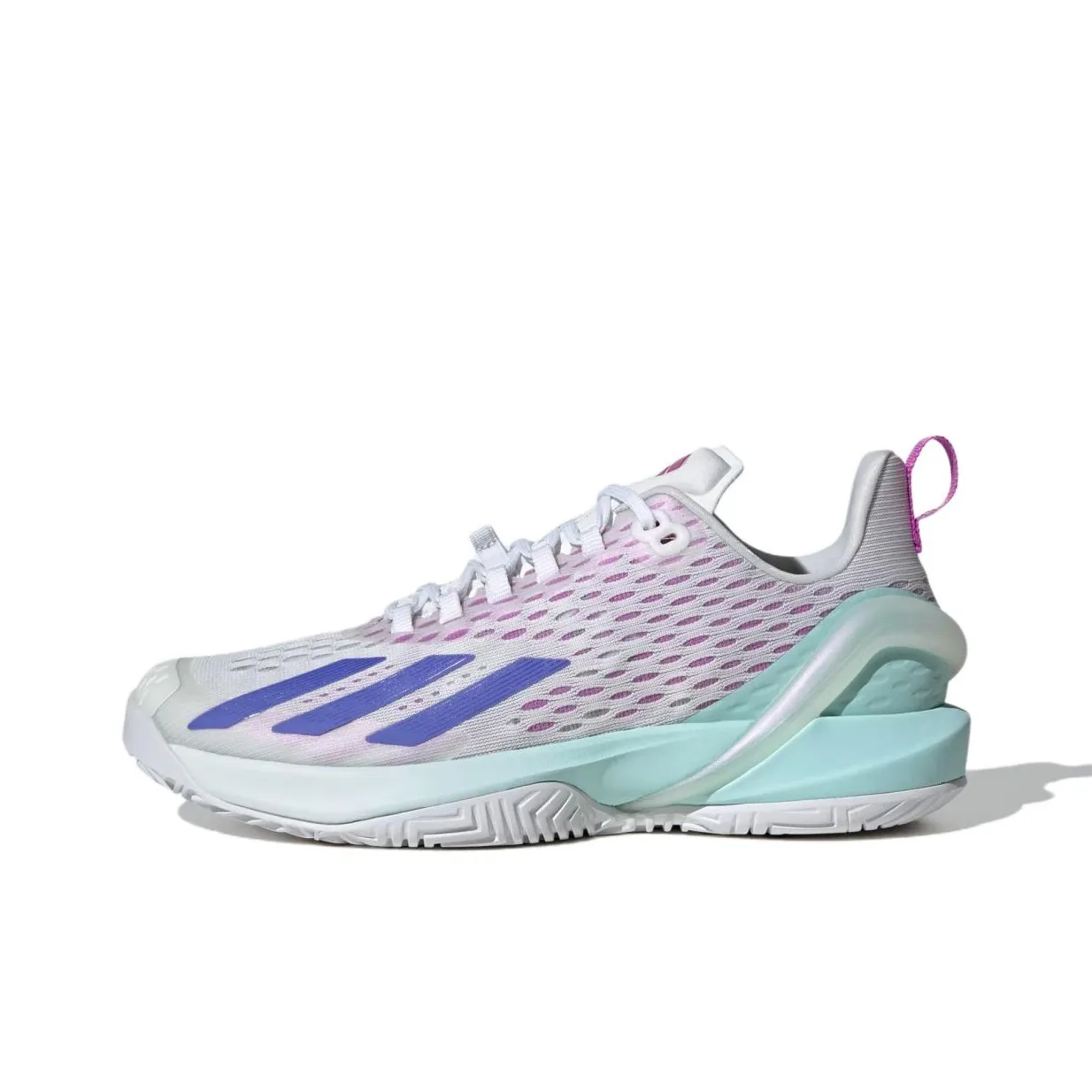 Adidas Adizero Cybersonic Cloud White Cobalt Blue Semi Flash Aqua Women's