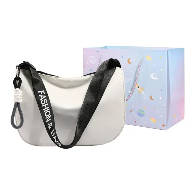 GOX Композитная ткань Сумка через плечо Стандартная Унисекс Белый Черный Небесно-синий