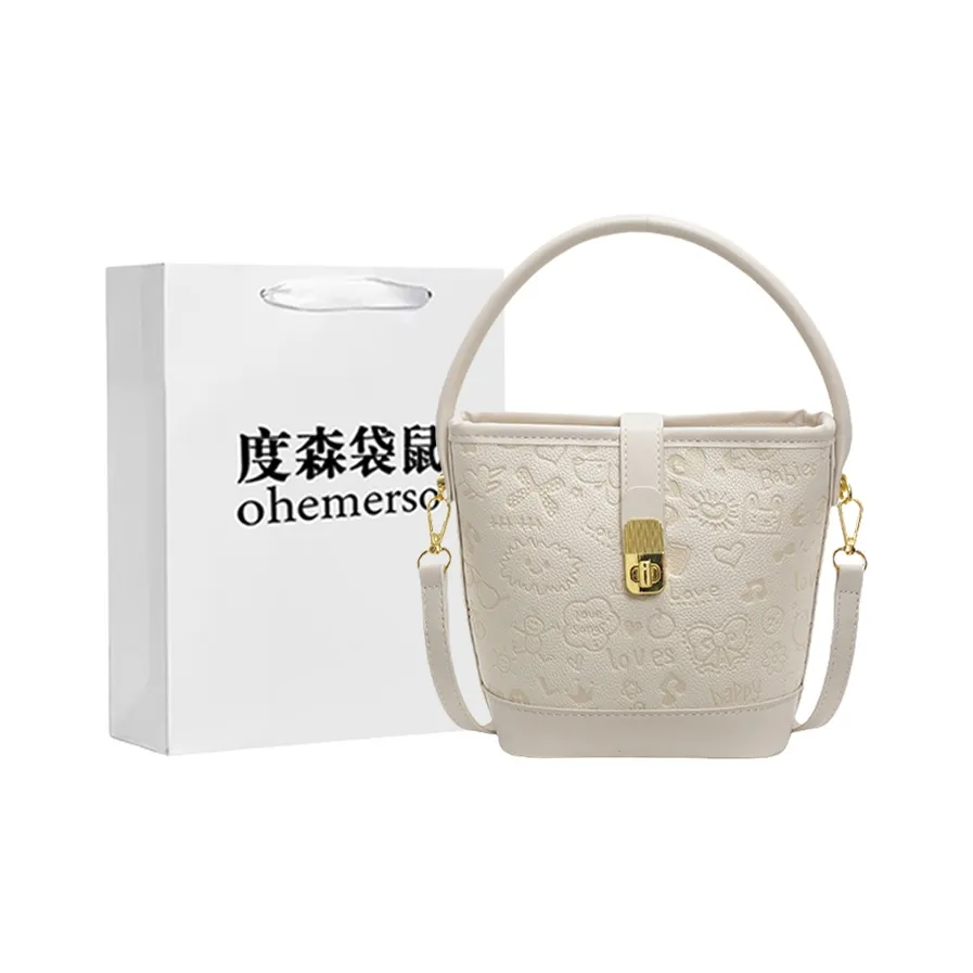 Dusen Kangaroo ПУ (полиуретан) Сумка через плечо Женская Многоцветная