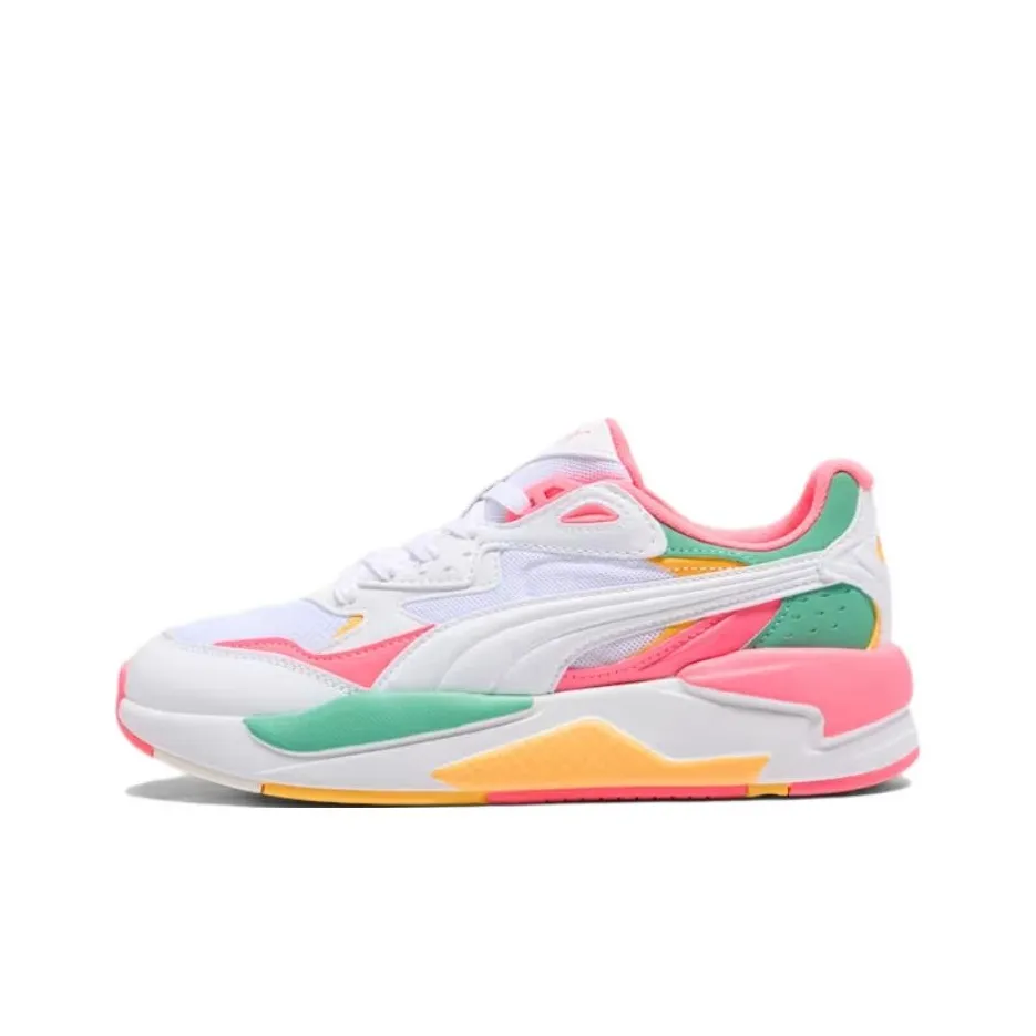PUMA X-Ray Speed Anti-Slip Wear-Resistant Low-Top Casual Shoes Women's White