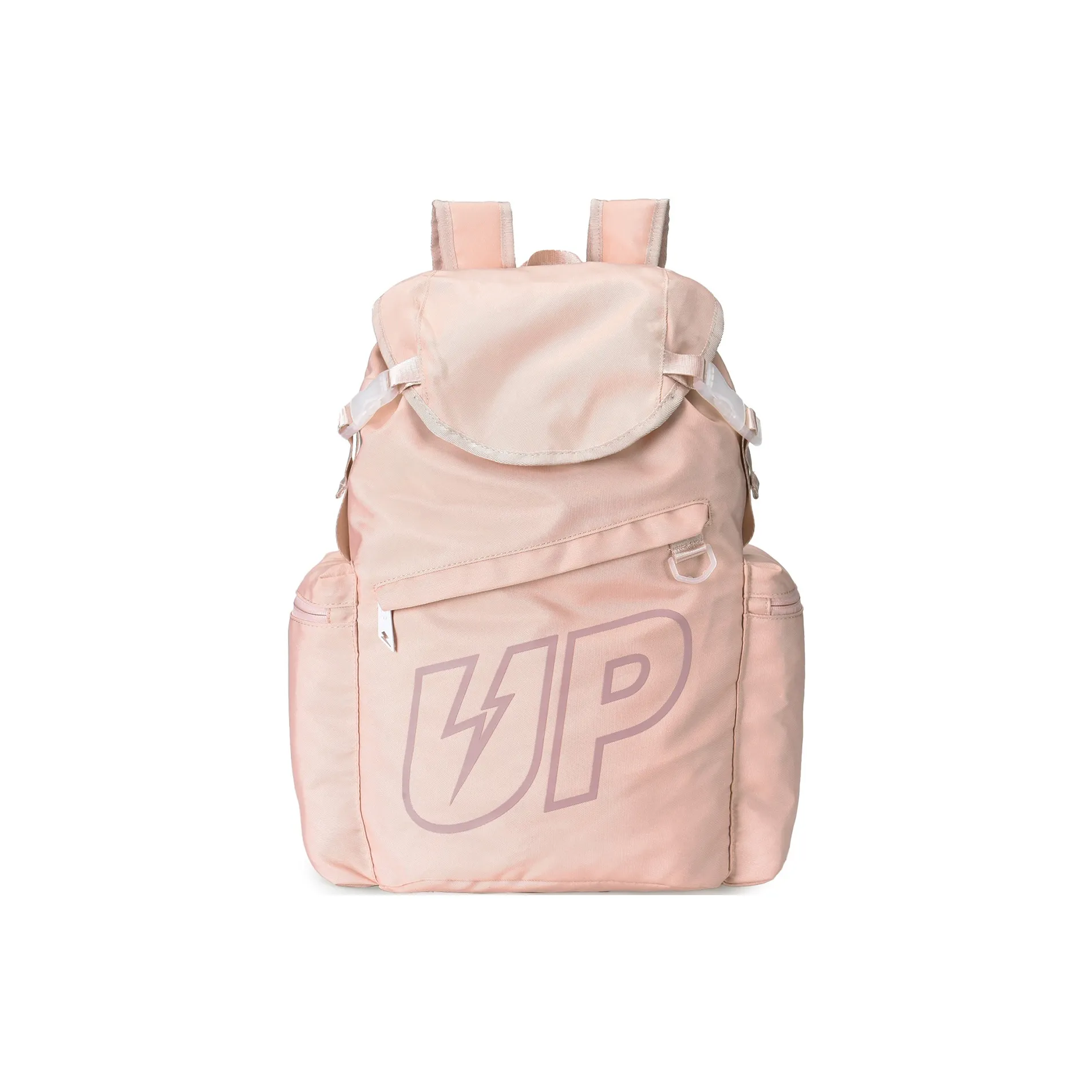 TURN UP Polyester Students Backpack Regular Unisex Pink