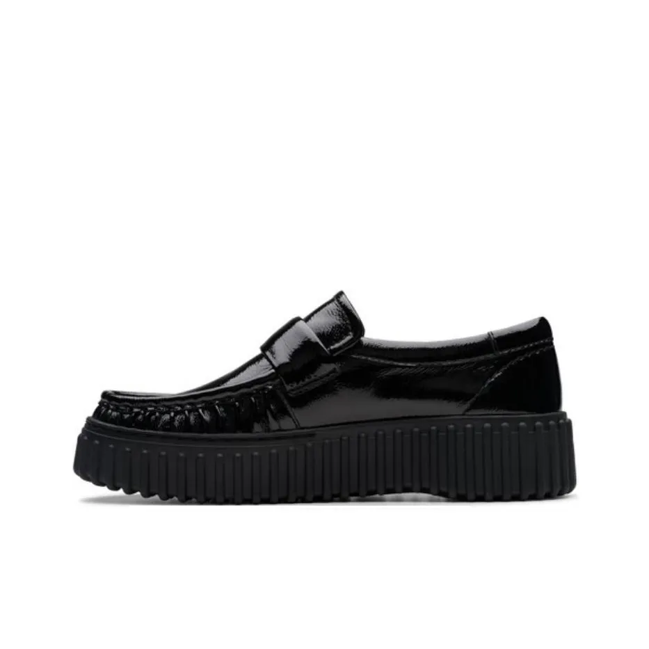 Clarks Loafers 4cm Women's Black
