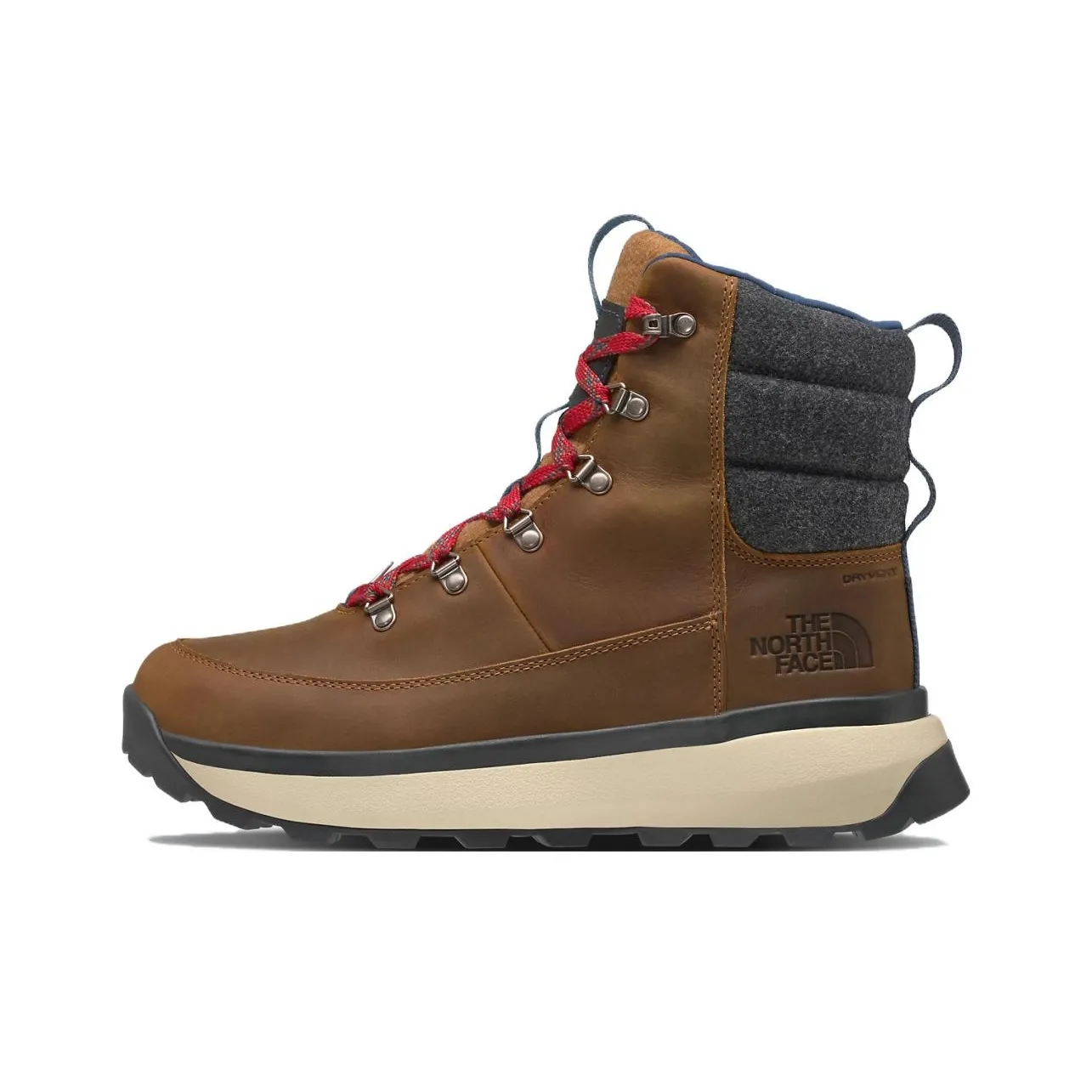 THE NORTH FACE Waterproof, Abrasion Resistant, Slip Resistant Short Outdoor Boots Men's Brown Gray