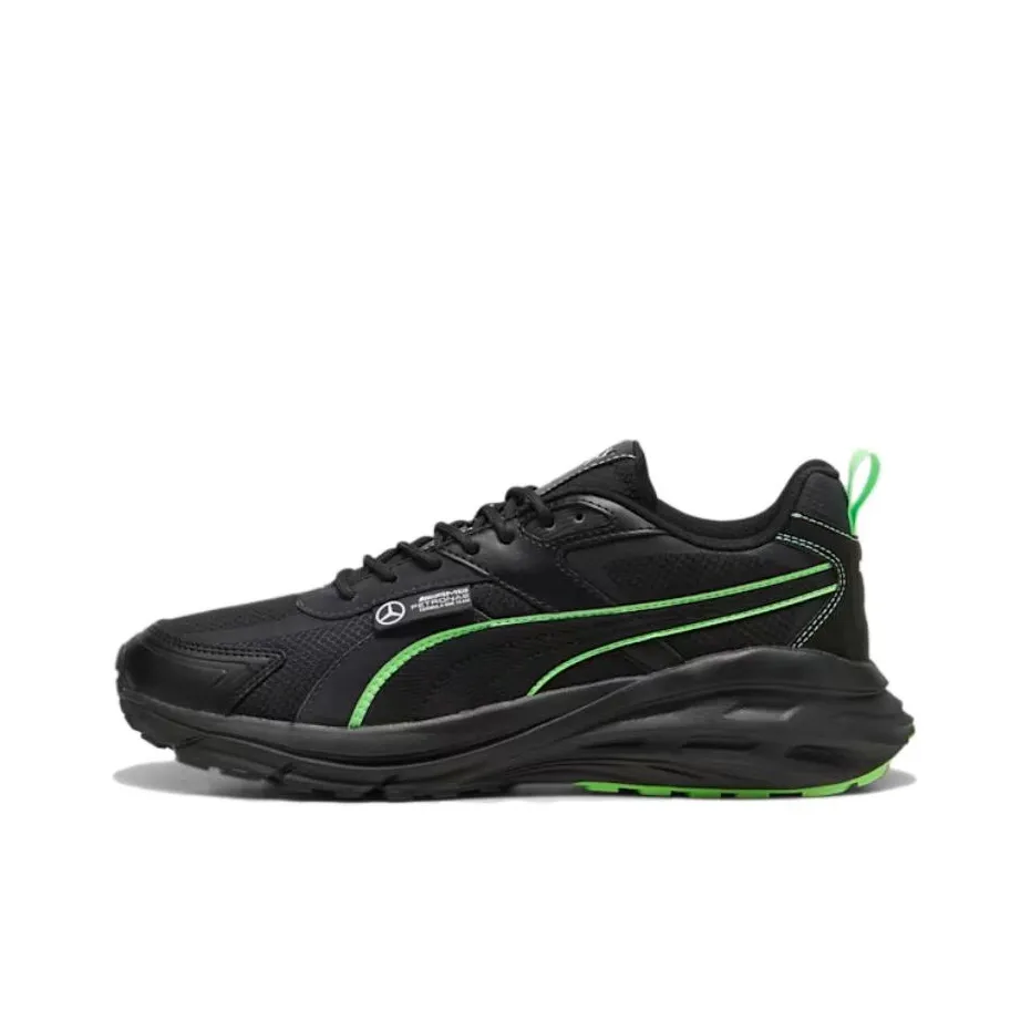 PUMA Mercedes AMG Petronas F1® Anti Slip Wear Resistant Low Top Casual Shoes Unisex Black Green