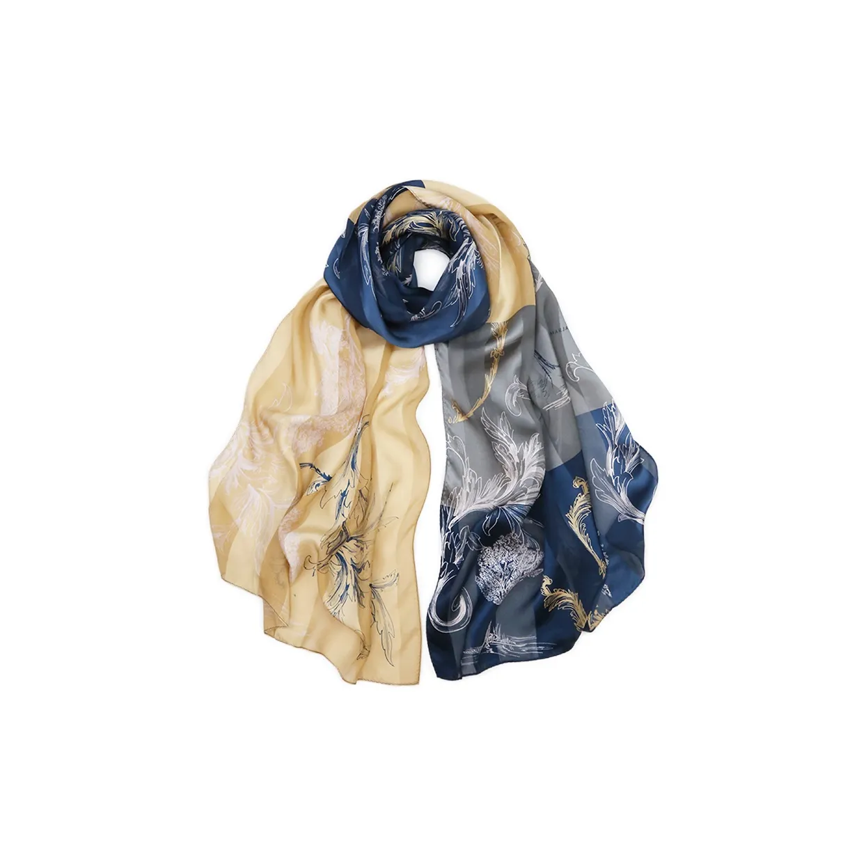 MARJAKURKI Шелковые шарфы для женщин